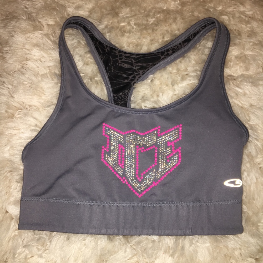 ICE Allstars Reversible cheerleading sports bra